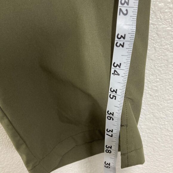 Eddie Bauer Pants Womens Medium Olive Departure Ankle Pull On Stretch Travel - Picture 9 of 16
